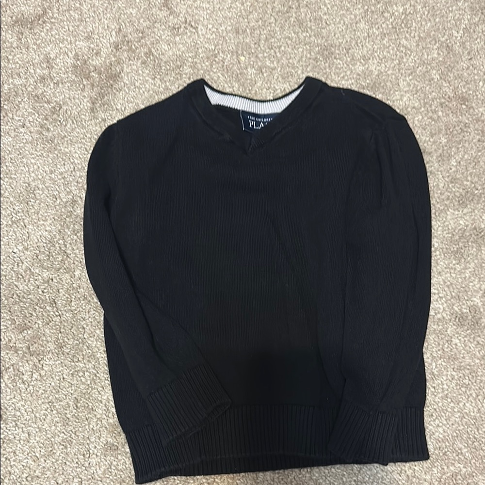 Polo by Ralph Lauren Black V-Neck Sweater